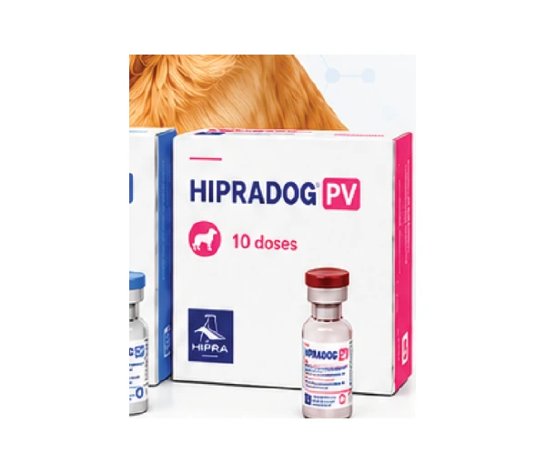 HIPRADOG PV vaccine packaging
