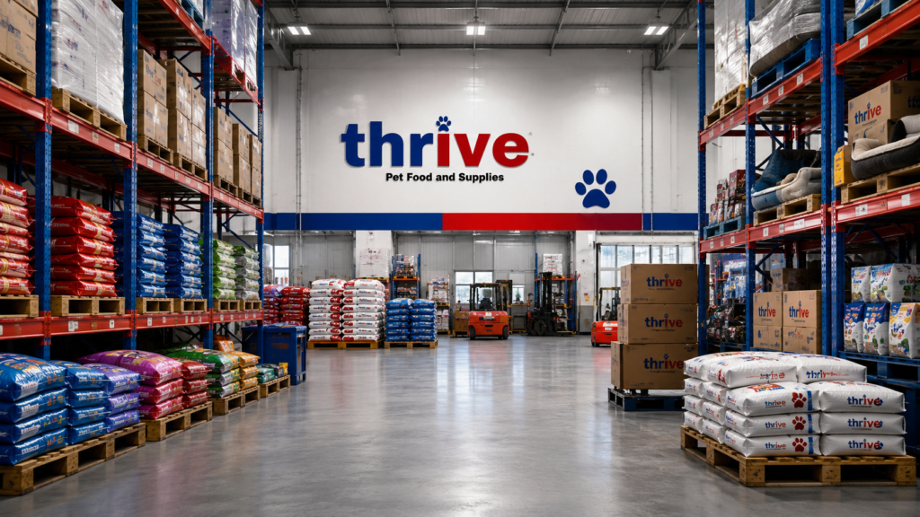 Thrive Pet Food & Supplies products and services